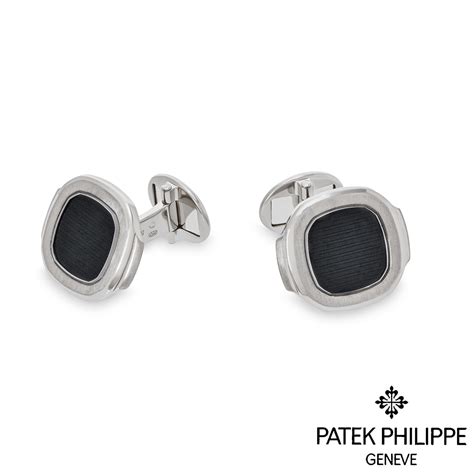 patek philippe white gold hand made bracelet|Patek Philippe cufflinks.